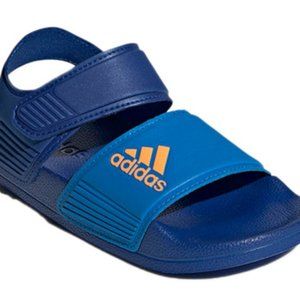 Adidas sandal adilette royal blue size 6 youth